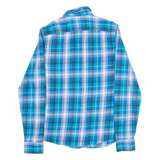 LEVI'S Modern Fit Mens Shirt Blue Check Long Sleeve S