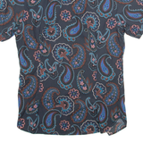 TED BAKER Mens Shirt Blue Crazy Pattern Long Sleeve M