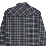 DIESEL Mens Shirt Black Check Long Sleeve L