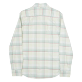 LEVI'S Standard Mens Shirt Green Check Long Sleeve S