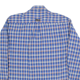 KANGOL Mens Shirt Blue 90s Check Long Sleeve XL