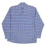 KANGOL Mens Shirt Blue 90s Check Long Sleeve XL