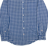 TOMMY HILFIGER New York Fit Mens Shirt Blue Gingham Long Sleeve M
