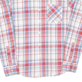 TOMMY HILFIGER Denim Mens Shirt Red Check Long Sleeve L