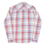 TOMMY HILFIGER Denim Mens Shirt Red Check Long Sleeve L