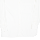 PIERRE CARDIN Mens Plain Shirt White Long Sleeve XL