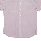 TOMMY HILFIGER Mens Shirt Red Check L