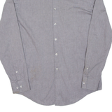 DKNY Mens Shirt Grey Long Sleeve M