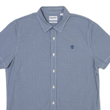 TIMBERLAND Slim Fit Mens Shirt Blue Check L