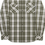 DIESEL Mens Shirt Green Check Long Sleeve M