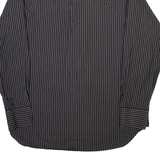 BEN SHERMAN Mens Plain Shirt Black Check Long Sleeve M