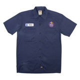 DICKIES Mens Worker Shirt Blue S