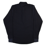 DICKIES Danny Mens Worker Shirt Blue Long Sleeve M
