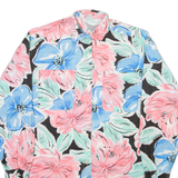 MAGI Womens Shirt Pink Floral Long Sleeve L