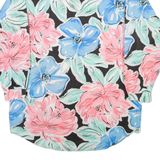 MAGI Womens Shirt Pink Floral Long Sleeve L