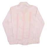 LA CUBANA Womens Plain Shirt Pink Long Sleeve M