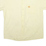RIFLE Mens Plain Shirt Yellow M