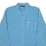 CARHARTT Mens Shirt Blue Gingham Long Sleeve M