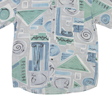 EXPRESS WEAR Mens Shirt Grey Geometric S