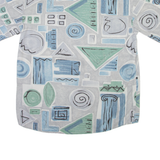 EXPRESS WEAR Mens Shirt Grey Geometric S