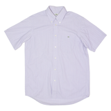 LACOSTE Mens Shirt Purple Striped M