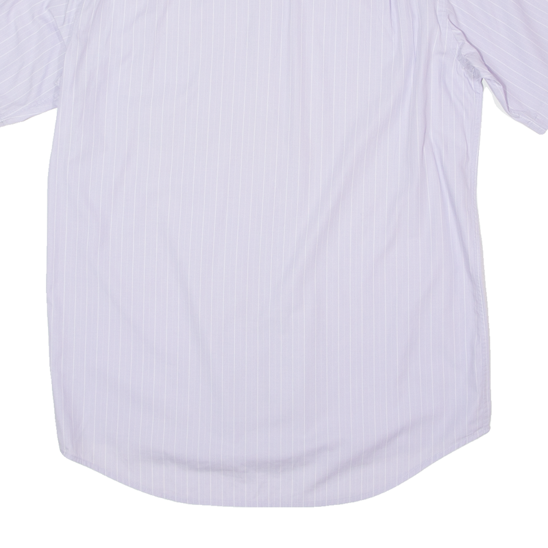 LACOSTE Mens Shirt Purple Striped M