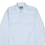 BOSS Jenno Slim Fit Mens Formal Shirt Blue Long Sleeve M