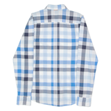 BOSS Extreme Slim Fit Mens Shirt Blue Plaid Long Sleeve M