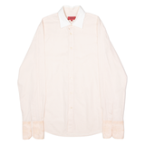 HUGO Mens Formal Shirt Pink Diamond Long Sleeve M