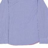 TOMMY HILFIGER Mens Shirt Blue Gingham Long Sleeve M