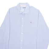 NAPAPIJRI Urban Fit Mens Shirt Blue Gingham Long Sleeve L