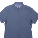 REPLAY Mens Plain Shirt Blue S