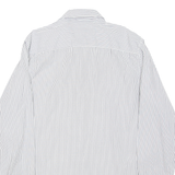 TIMBERLAND Mens Shirt Black Striped Long Sleeve L