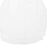WALBUSCH Mens Plain Shirt White Long Sleeve L