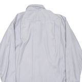 CALVIN KLEIN Slim Fit Mens Plain Shirt Grey Long Sleeve L