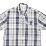 LEVI'S Mens Shirt White 90s Check L
