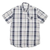 LEVI'S Mens Shirt White 90s Check L
