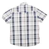 LEVI'S Mens Shirt White 90s Check L