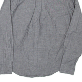 LEVI'S Mens Plain Shirt Grey Long Sleeve S