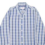 LEVI'S Mens Shirt Blue Check Long Sleeve S