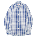 LEVI'S Mens Shirt Blue Check Long Sleeve S