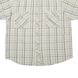 DICKIES Mens Shirt Beige Check 2XL