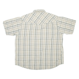 DICKIES Mens Shirt Beige Check 2XL