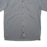 DICKIES Mens Plain Shirt Grey M