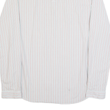 LEVI'S Slim Fit Mens Shirt Grey Striped Long Sleeve XL