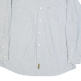 TIMBERLAND Mens Plain Shirt Grey 90s Long Sleeve L
