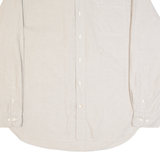 TIMBERLAND Mens Plain Shirt Beige Long Sleeve XL