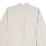 TIMBERLAND Mens Plain Shirt Beige Long Sleeve XL