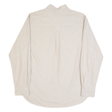 TIMBERLAND Mens Plain Shirt Beige Long Sleeve XL