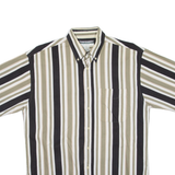 GOLF CLASSICS Mens Shirt Green Striped M